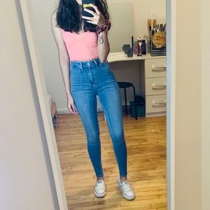 Hollister high rise jean leggings